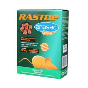 Rodenticida Rastop Mini Bloque 500 grs.