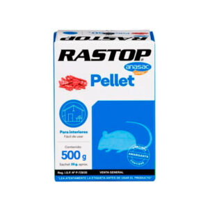 Rodenticida Rastop Pellet 500 grs.