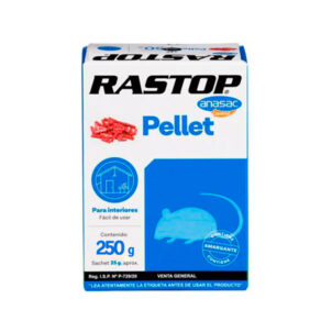 Rodenticida Rastop Pellet 250 grs.