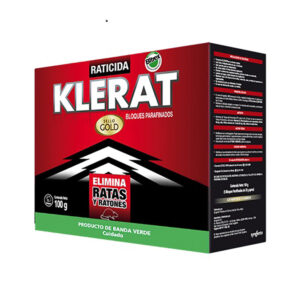 Envase Rodenticida Klerat Bloque 50 gr.