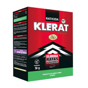 Envase Rodenticida Klerat Pellet 50 gr.