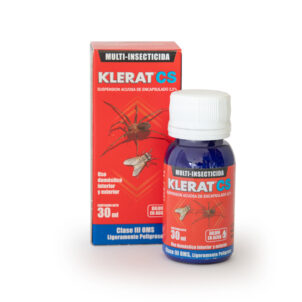 Envase de Insecticida Klerat CS 30 ml.