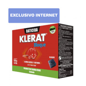 Veneno Ratones Klerat Bloque 100 G.